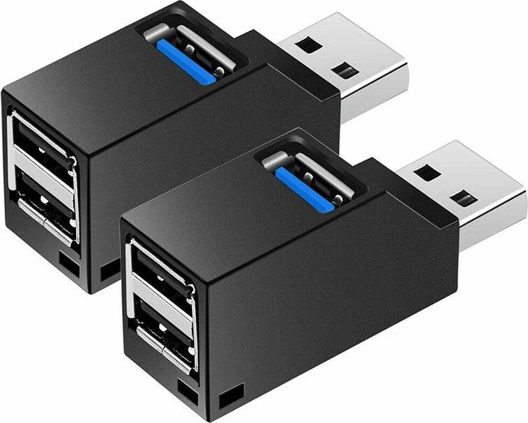 Tlily 3-Port Mini USB3.0 Hub Distributor Box