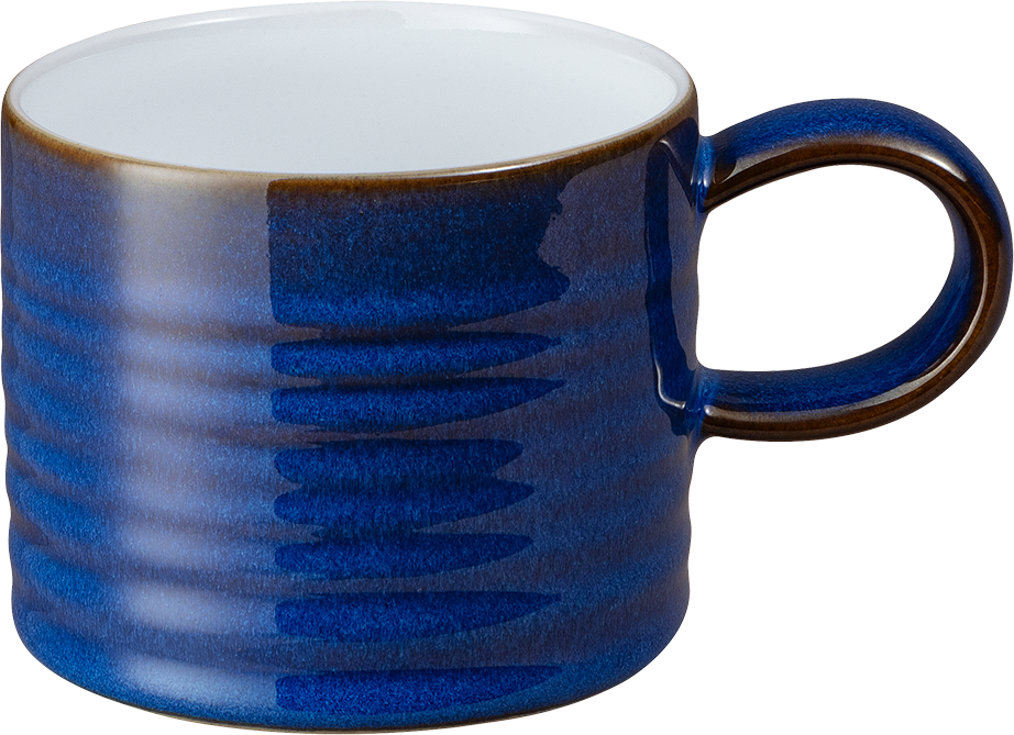 Imperial Blue Small Ridged Cup & Mug
