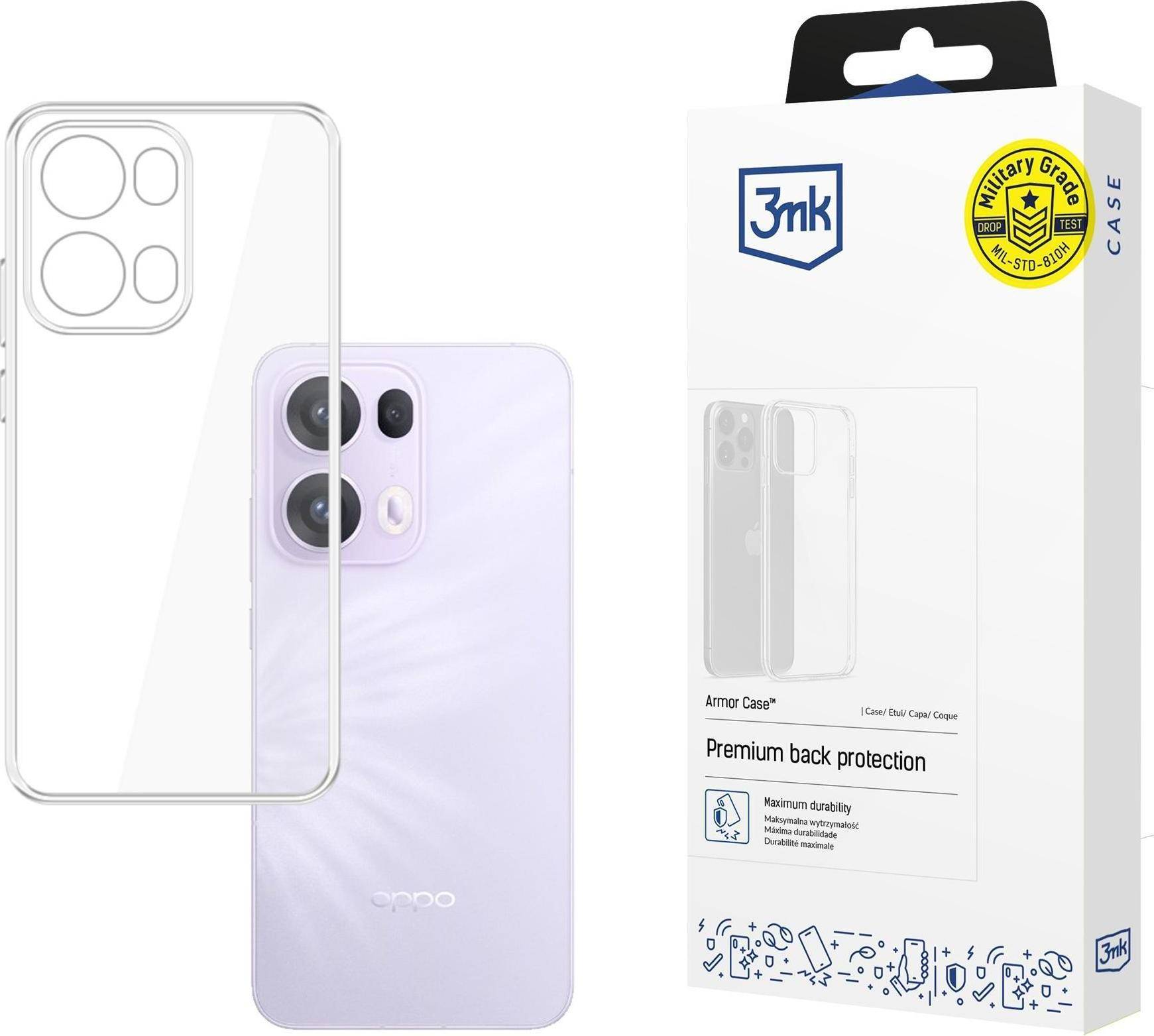 3mk Oppo Reno 13 Pro Clear Case Smartphone