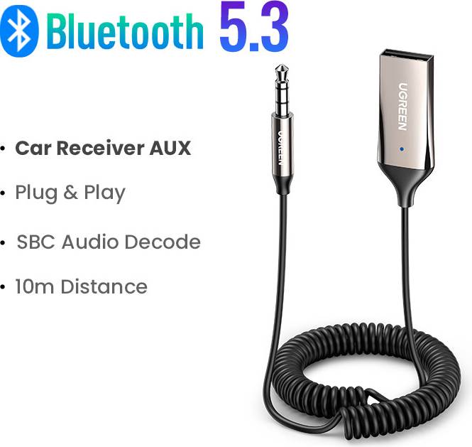 Bluetooth car adapter Maxpower Bluetooth Audio Receiver Car Adapter USB