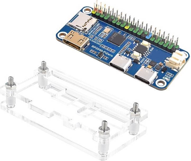 Tlily Rp2040-Pizero Development Board Acrylic Case