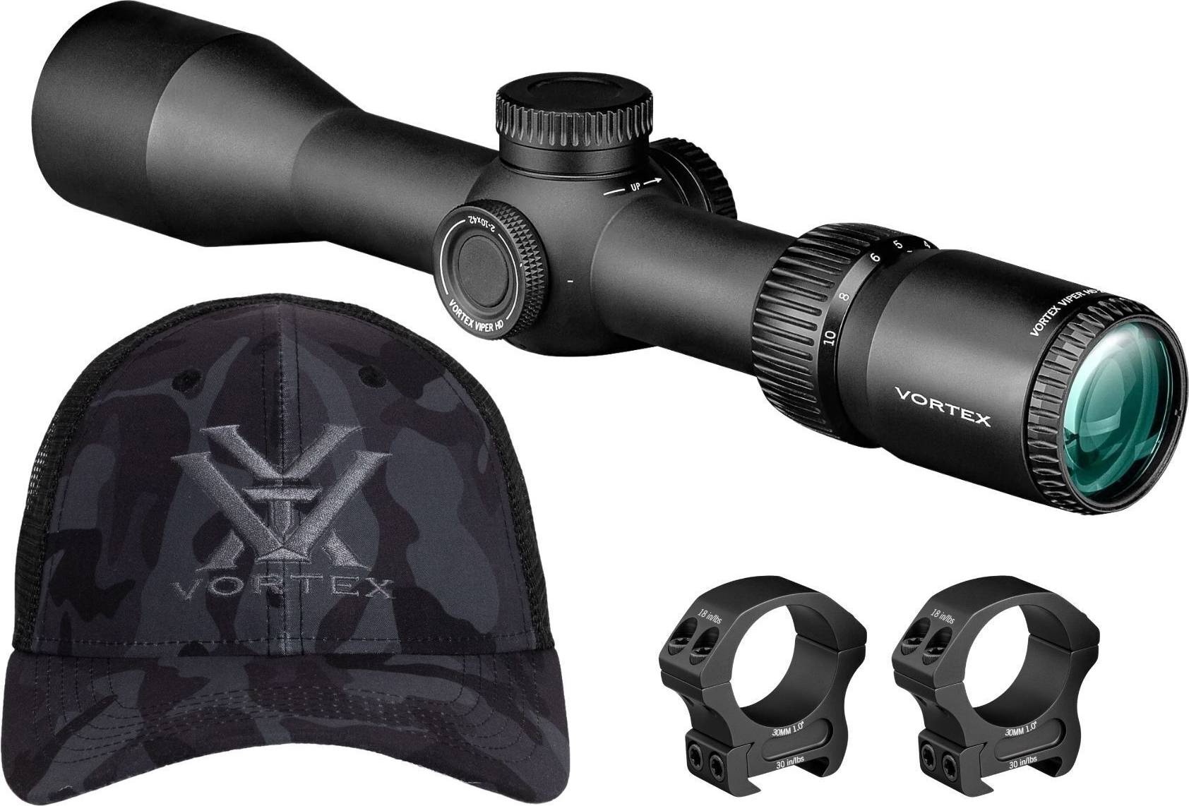 Vortex viper hd Vortex Viper HD 2-10x42mm Riflescope Bundle