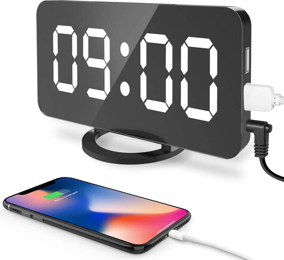 Tianci Digital Alarm Clock Large LED Display