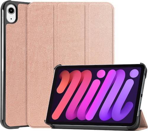 Ipad rosa Cover-Discount iPad Mini 6 Tri-fold Smart Case Oro Rosa