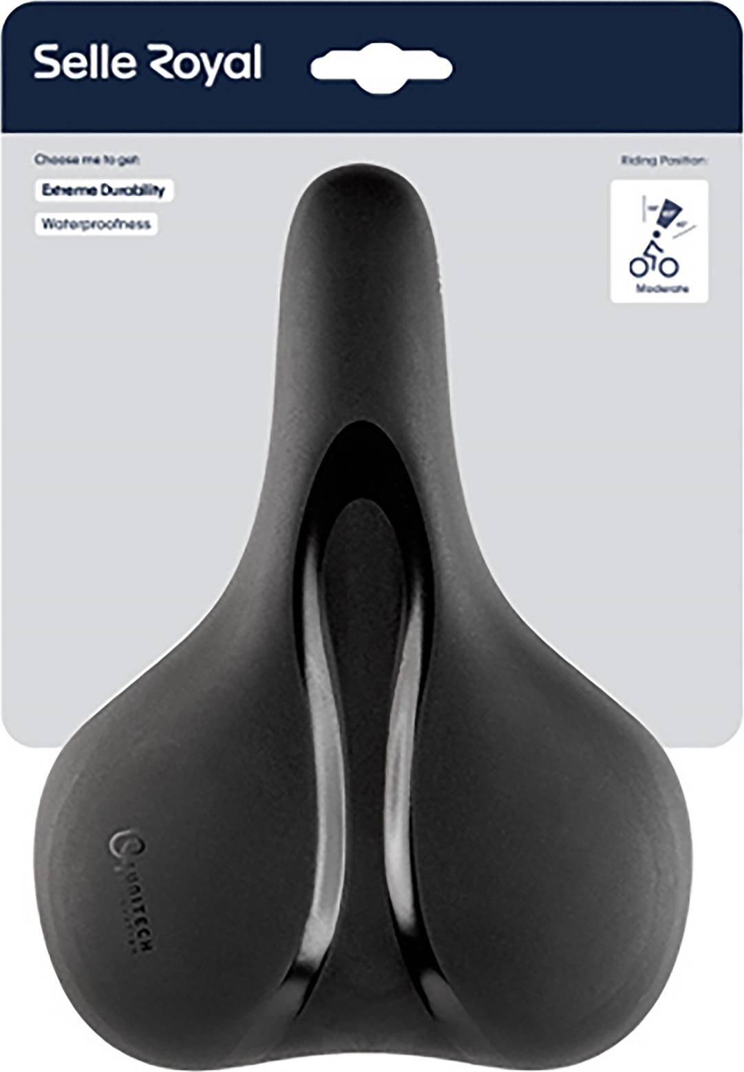 Selle Royal e Rio Moderate Unitech Cykelsadel Sort