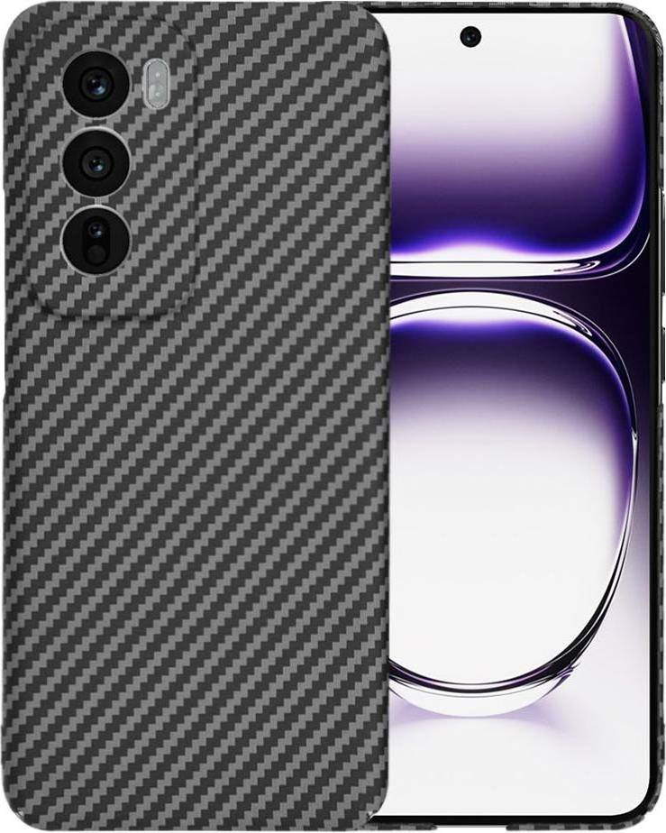 Oppo smartphone Techsuit Carbonite FiberShell Oppo Reno12 Smartphone Hülle