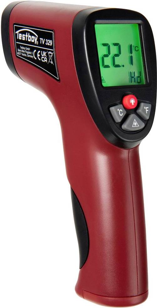 Infrarødt termometer Testboy TV 329 Infrarødt Termometer