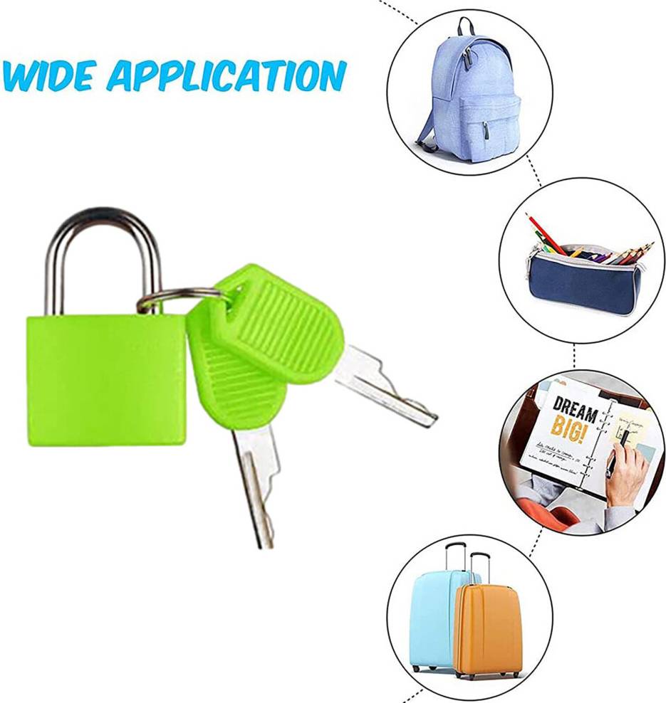 Dechoicelife Suitcase Lock Mini Padlock With Key