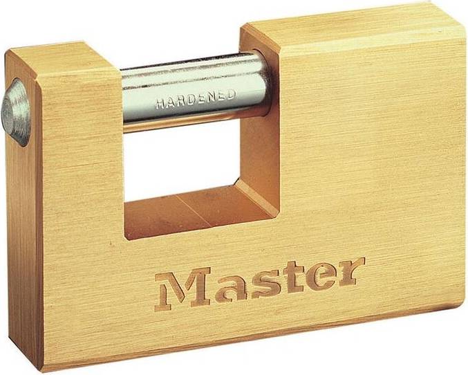 Master Lock Rectangular Solid Brass Body Shutter Padlocks