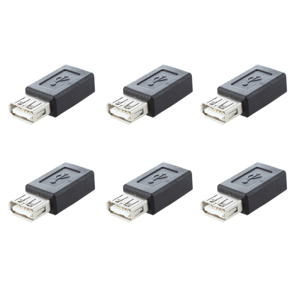 USB 2.0 Type A Female To Micro-USB B Adapter Plug