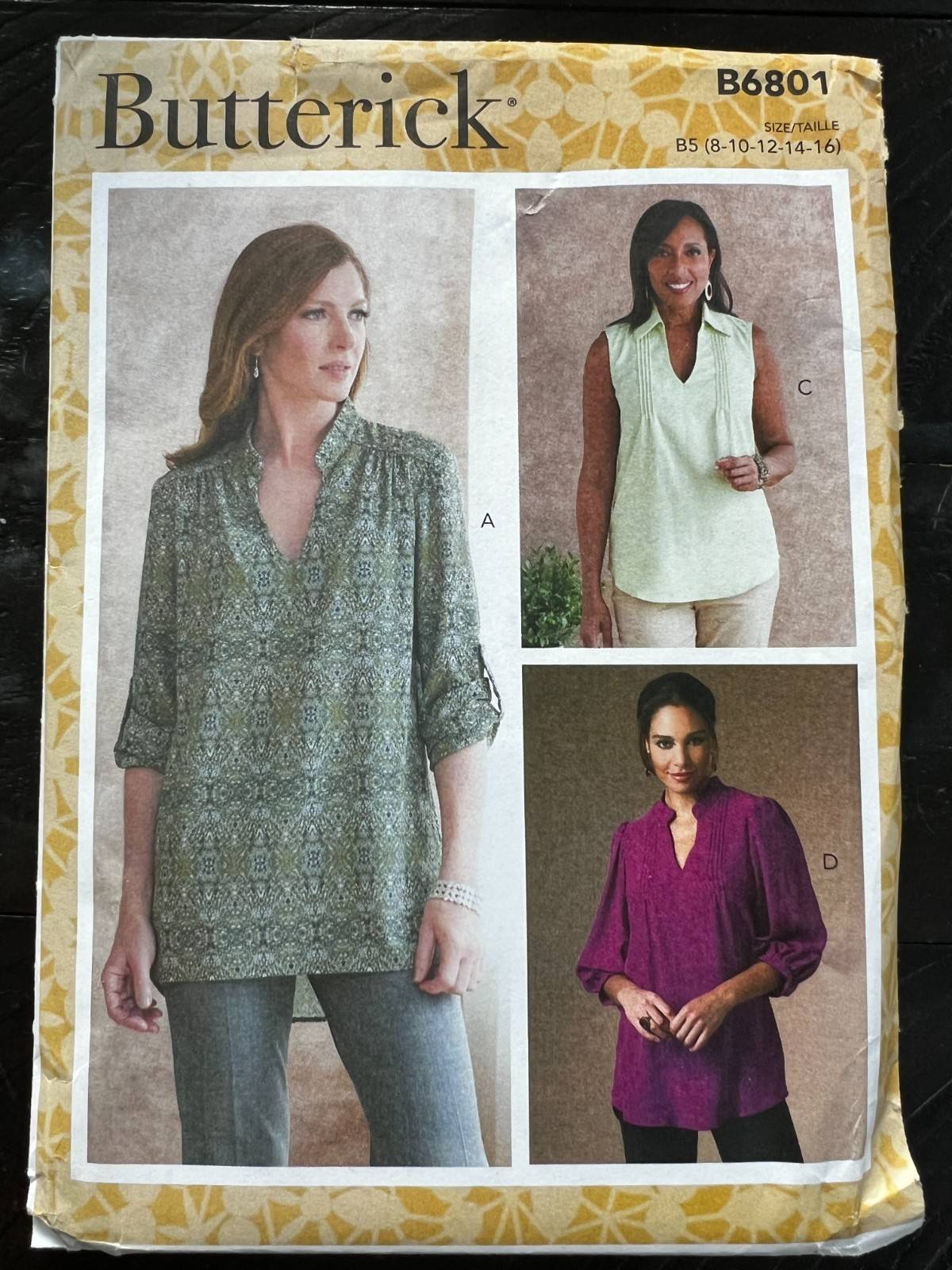 Butterick Sewing Pattern 6801