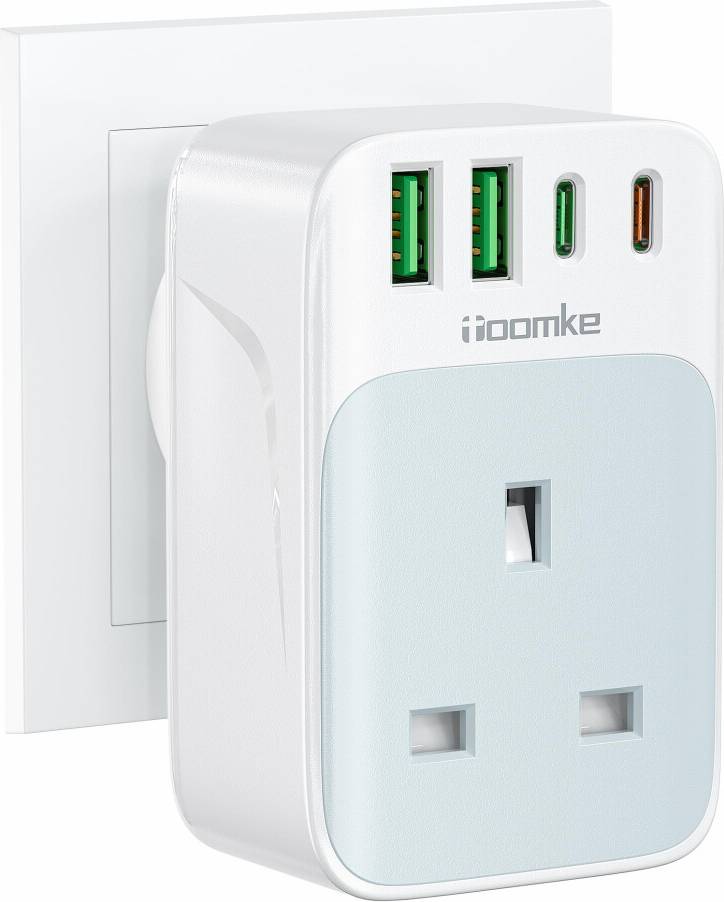 Multi usb fast charger plug Toom Multi Plug Socket PD 35W USB C Extension