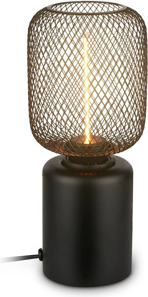 Nattbordslampe Rist Sort