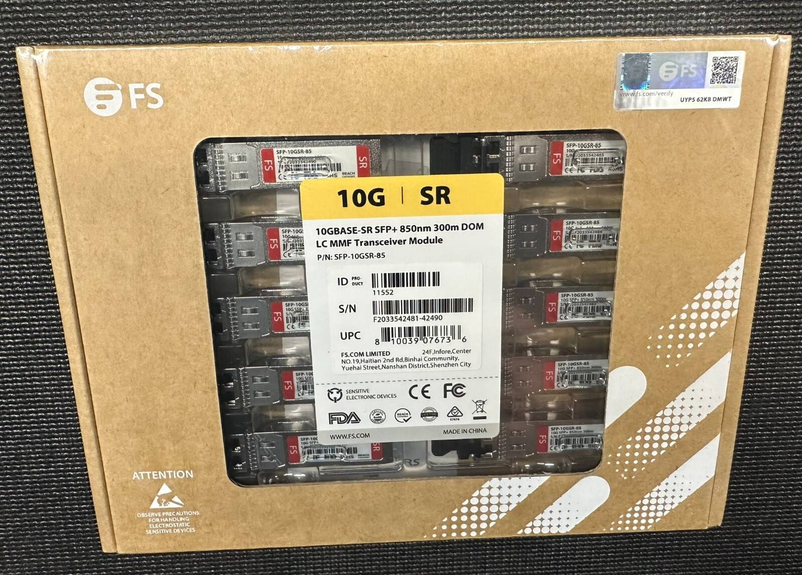 Cisco Compatible 10 Gigabit SFP Transceiver Module