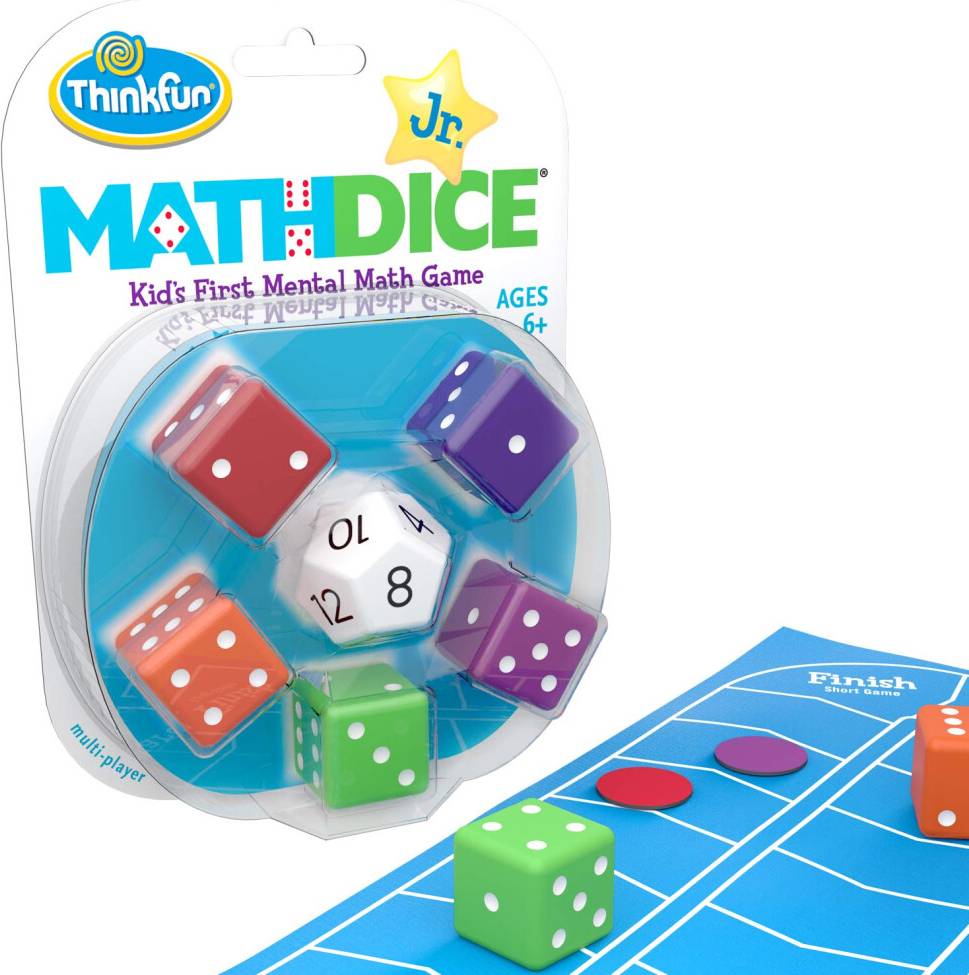 Thinkfun Math Dice Junior Game 6 Uppt