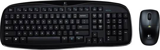 Mouse and keyboard wireless Logitech Wireless Desktop MK250 Keyboard Mouse Set