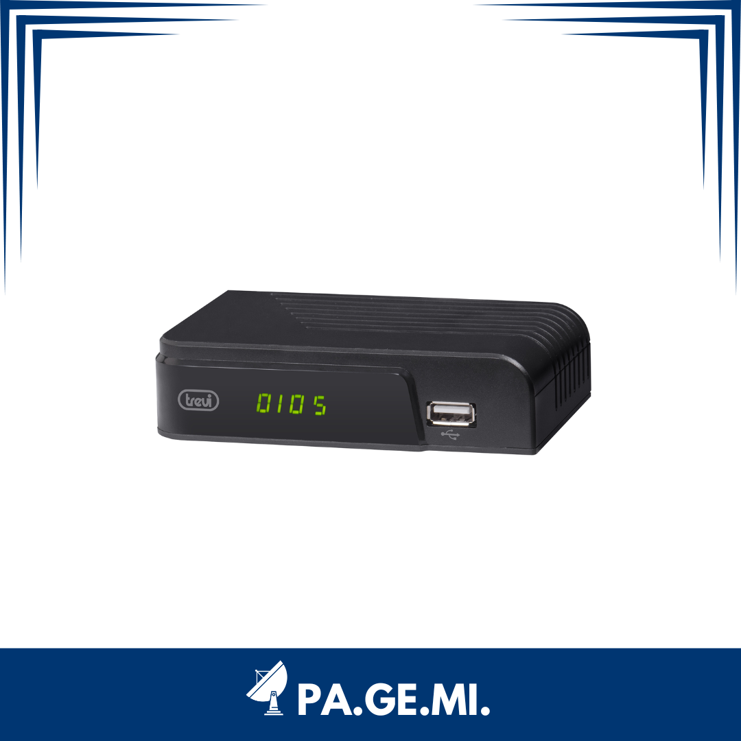 Trevi Decoder Digitale Terrestre HD DVB-T2 HEVC H.265 10 Bit