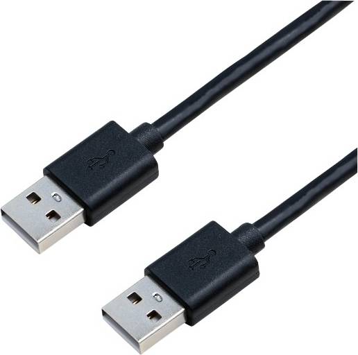USB 2.0 Am 1M Cable Sort
