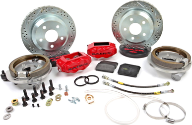 Brake kit BAER Baer Brake Kit 12 SS4 Rear Brake Kit Red
