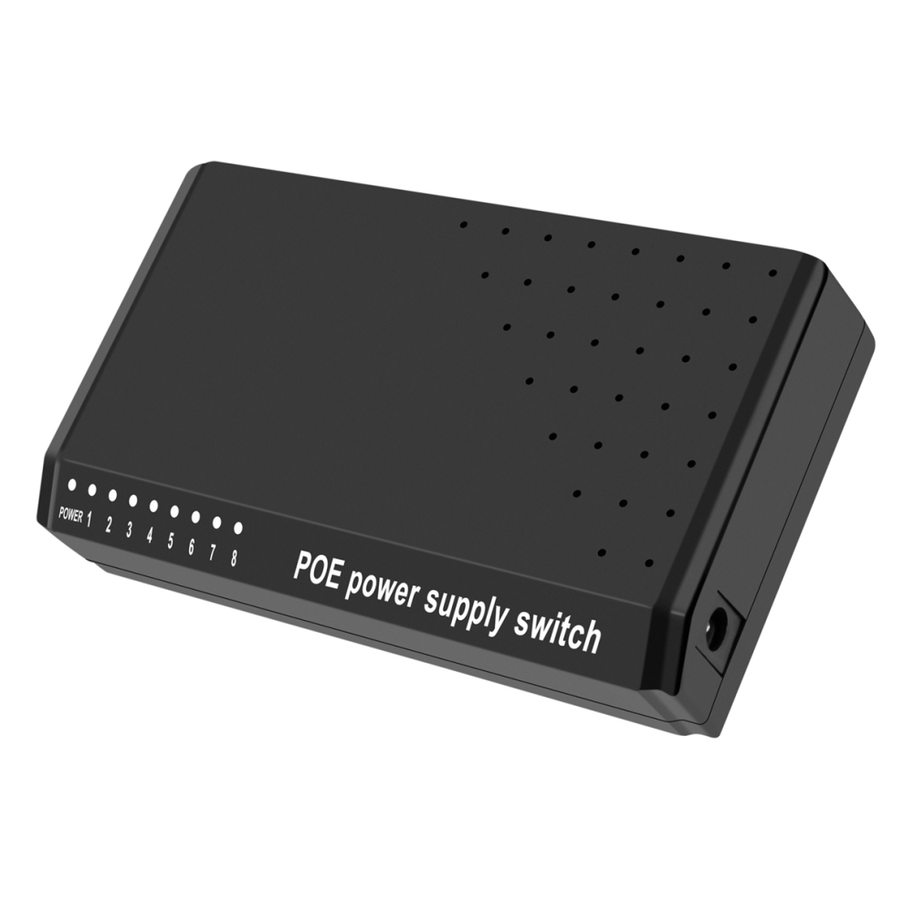 Typecat 8 Ports 6+2 POE Switch Injector Power over RJ45 Ethernet