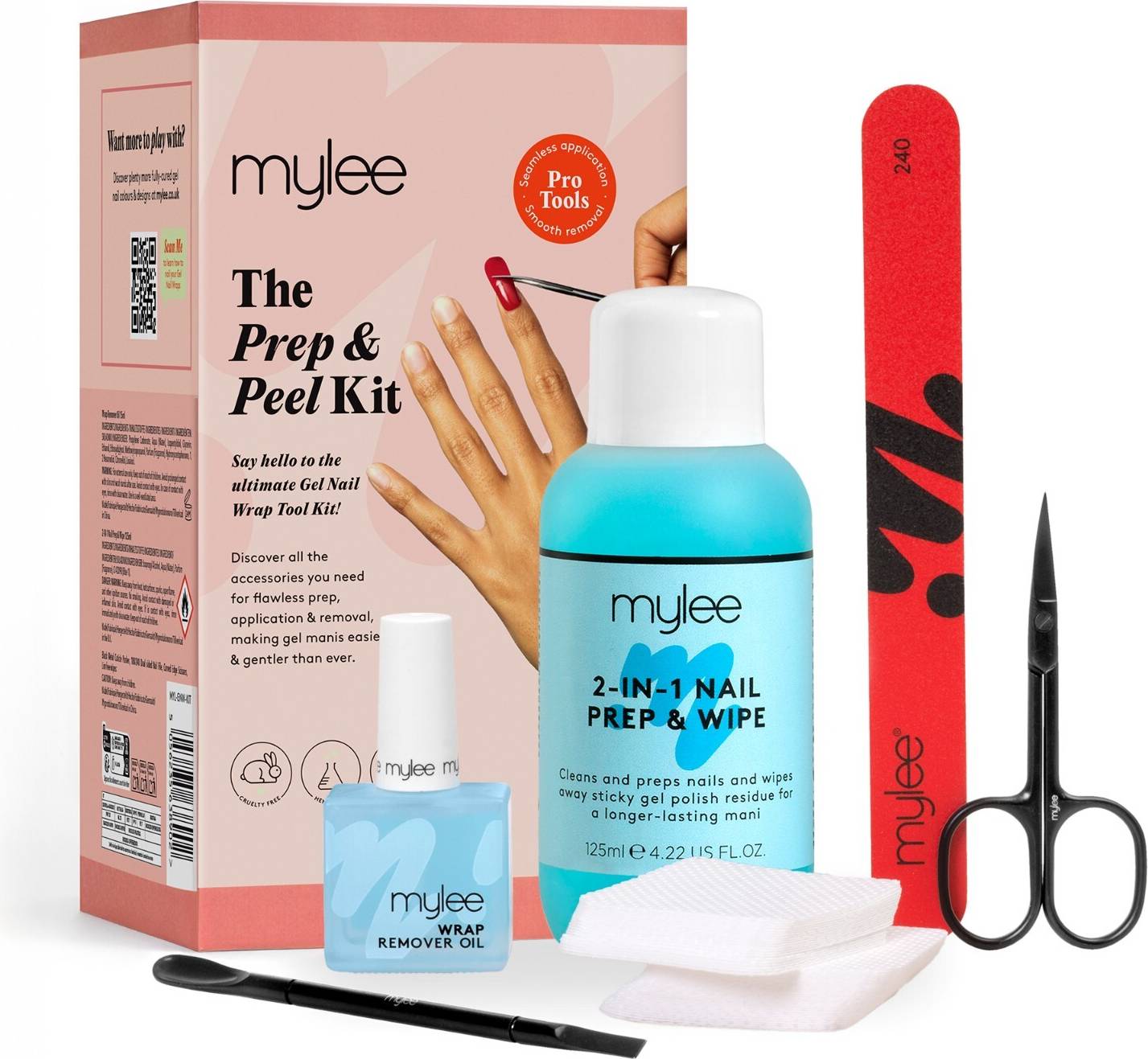 Mylee gel nail kit Mylee Gel Nail Wraps Kit Application Removal Tools
