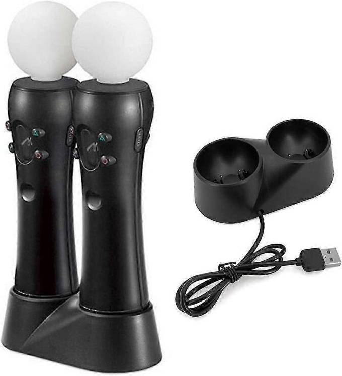 Ps4 vr spel PS4 VR Move Motion Controllers Dual Charger