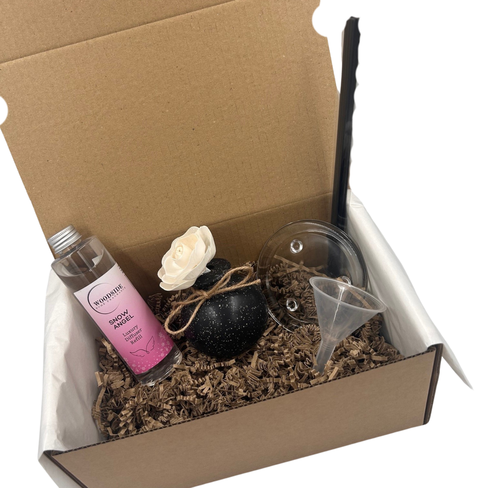 Diffuser gift set Home Black Round Reed Diffuser Set