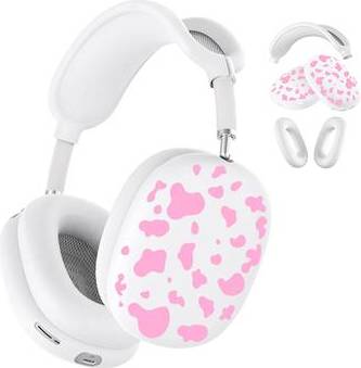 Airpods max pink Cow Pattern 3-in-1 Protective Set