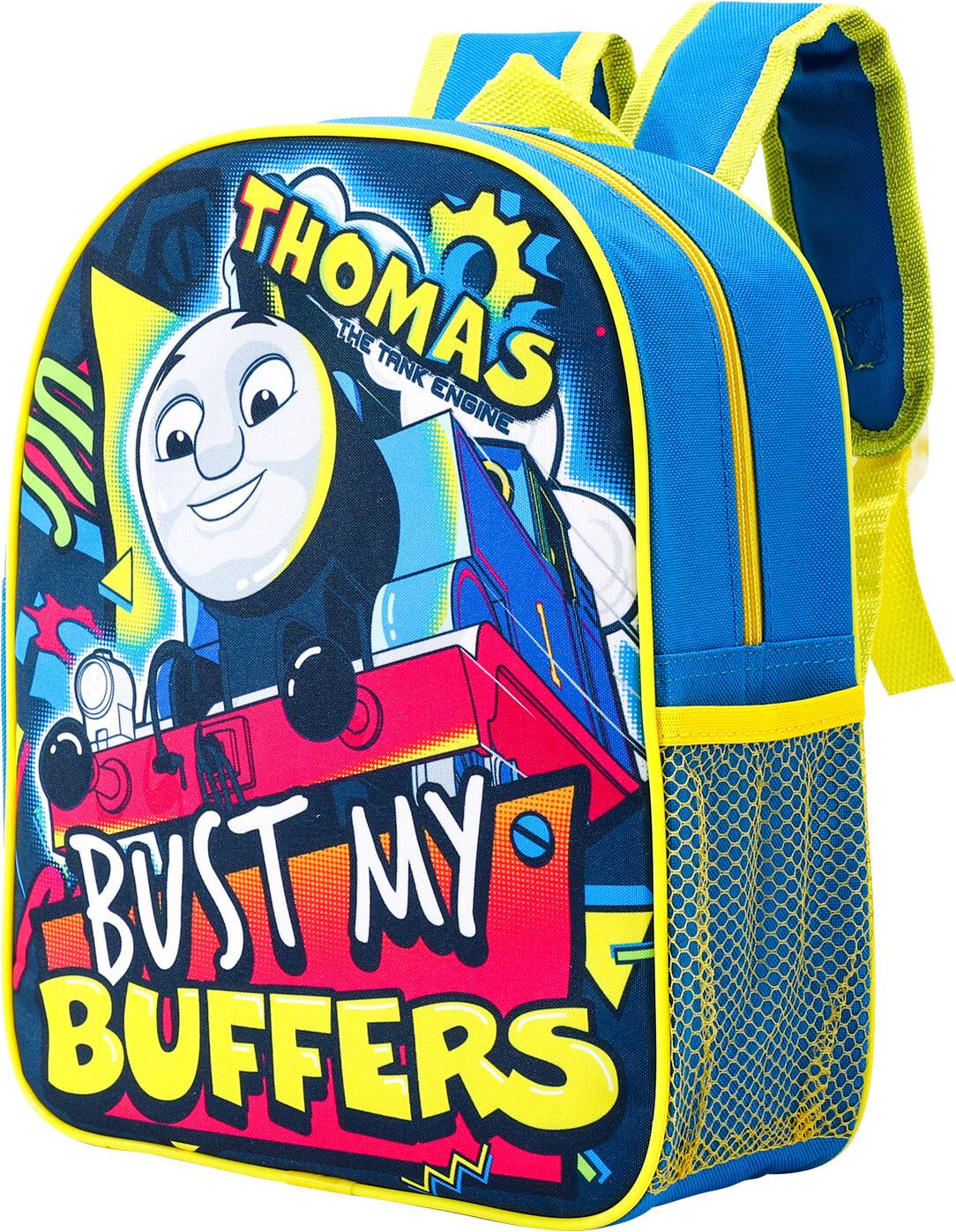 Fancy The Tank Engine Kids Backpack Rucksack Side Mesh Pocket