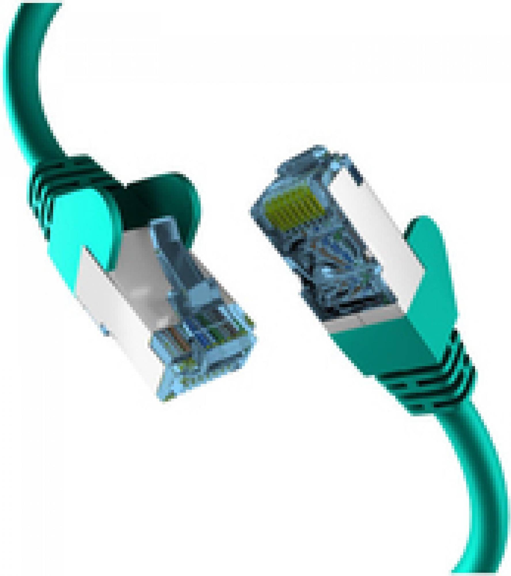 M-CAB Cat7 S/FTP RJ45-RJ45 Netværkskabel 25 m - Grøn