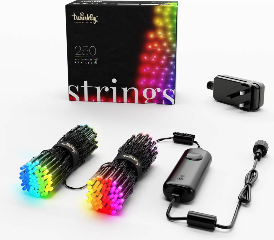 Twinkly lights Twinkly Strings 250 LED RGB LED IP44 String Light