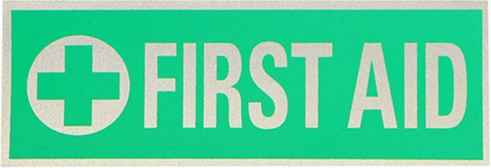 Click First Aid Reflective Front 125x43mm