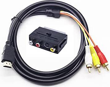 Scart adapter 3RCA To Scart Adapter AV Cable Switcher