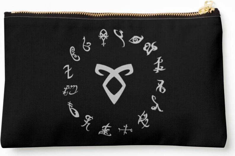 WHIBOS All Runes Symbol Shadowhunters Cosmetic Organizer