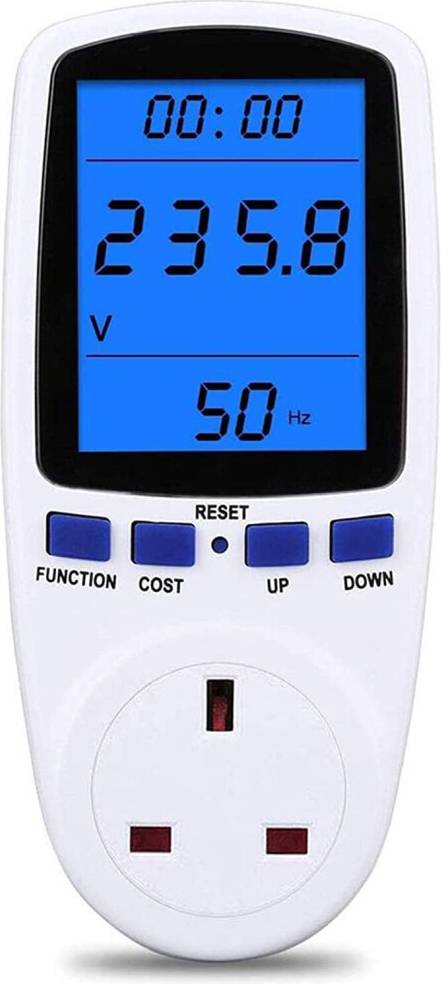 Power Meter Plug Energy Monitor LCD Display