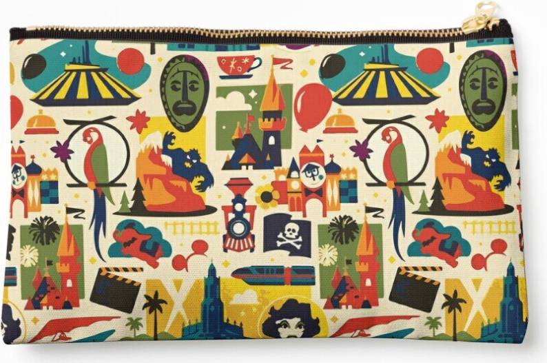 WHIBOS Magical Pattern Cosmetic Organizer Tyvek Paper Bags - Magical Pattern