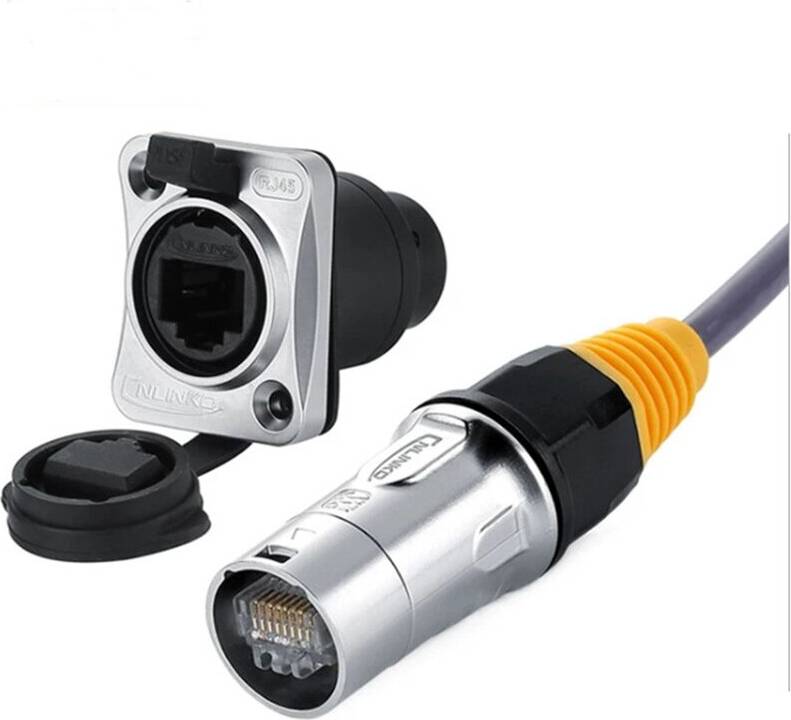 Tlily IP67 Network RJ45 Waterproof Ethernet Plug