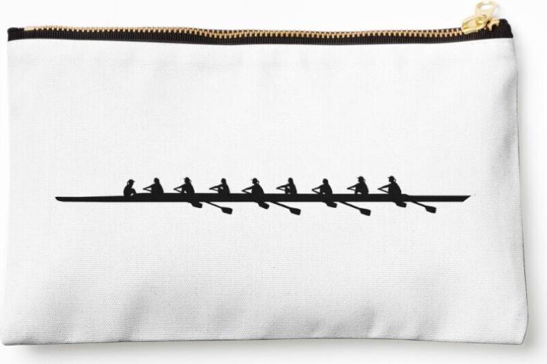 WHIBOS Makeup Bag Rowing Coxed Eight Crew Organizer