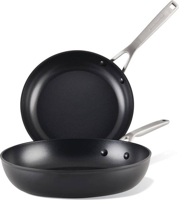 Induction pans set KitchenAid 2-Piece Hard Anodized Induction Frying Pan Set