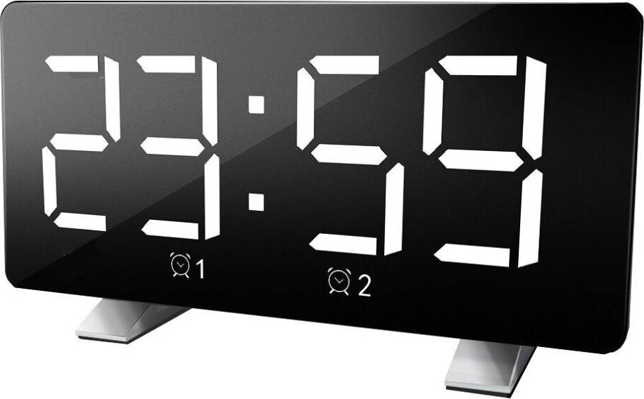 Greenzech Polyphonic Double Alarm Clock LED