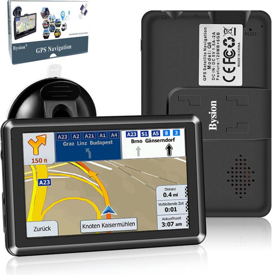 Bysion Sat Nav 5 Inch GPS Navigation