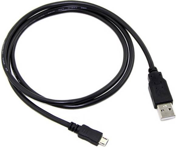 C-Tech USB-A MicroUSB Kabel 1 m Sort