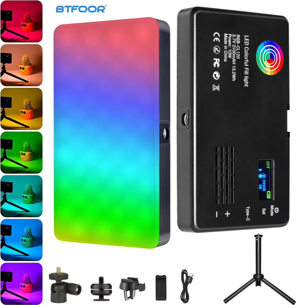 RGB LED Video Light Photography Fill