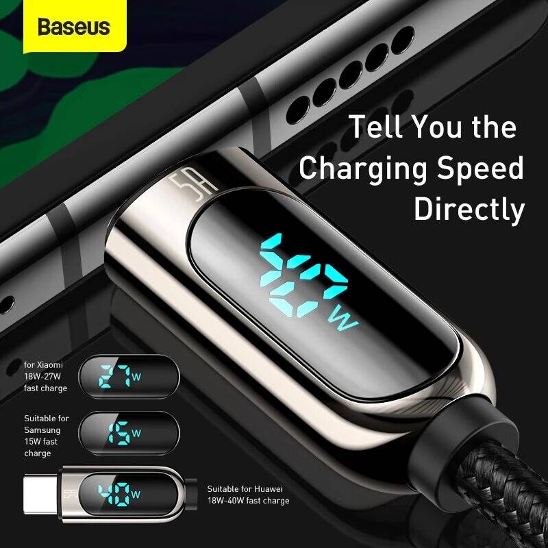 Baseus Baseus 40W 5A USB Type C Data Cable