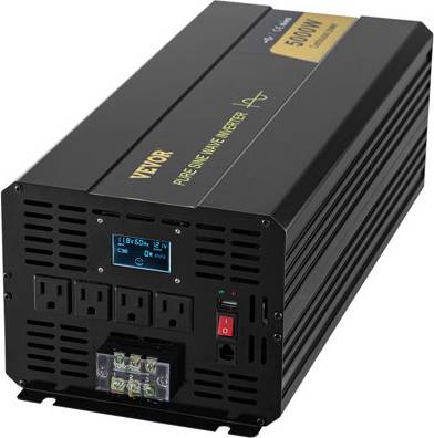 VEVOR Pure Sine Wave Inverter 5000 Watt Power Inverter