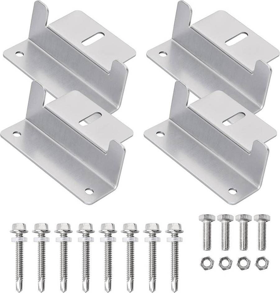 4pcs Solar Panel Z Bracket Mounting Set