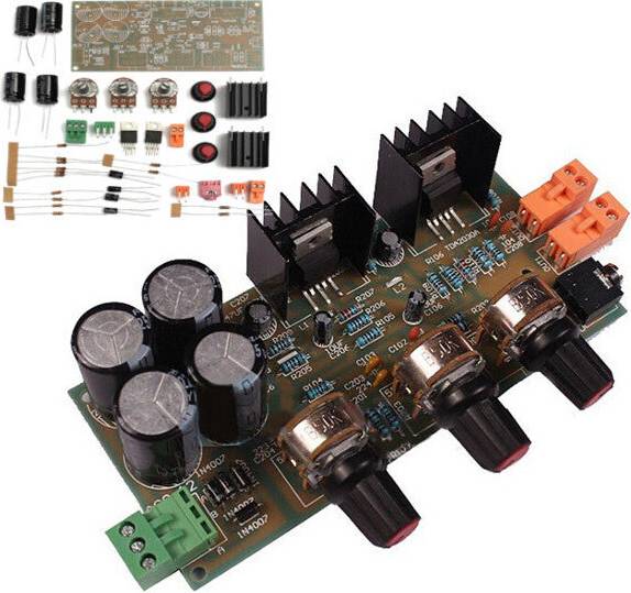 Greenzech 2.0 Audio Amplifier Module Board 18W Double Track Kit