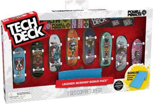 Tech Deck 8 Pack Multipack Retro Neon