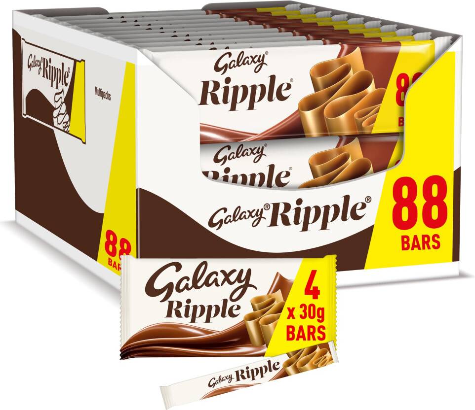 Galaxy Ripple Milk Chocolate 30g Multipack 4