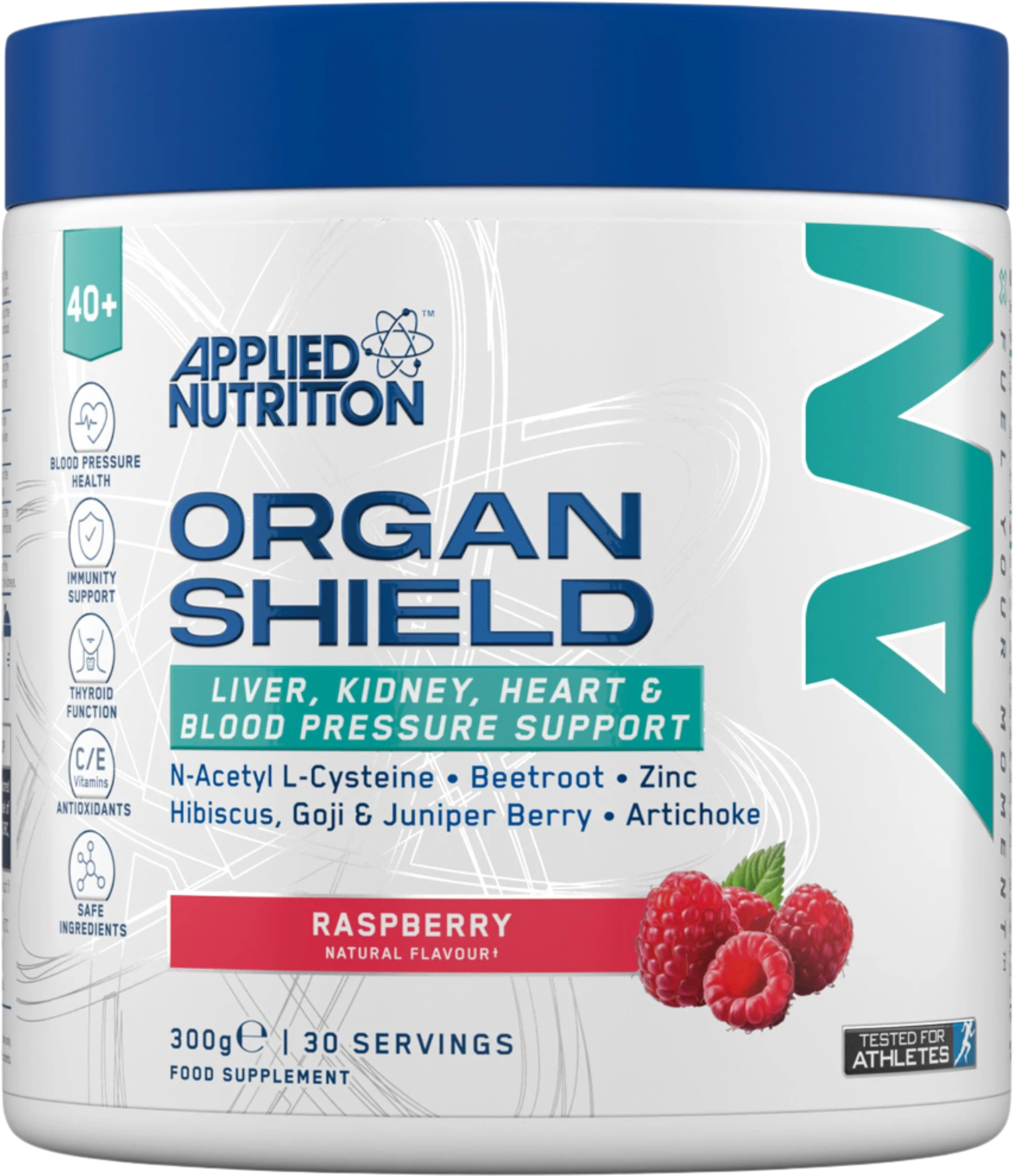 Applied Nutrition Organ Shield Powder Raspberry 30 Servings